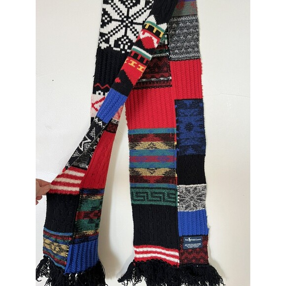 Vintage Polo Ralph‎ Lauren 100% Lambs Wool Tight Knit Holiday Winter Patch - Picture 4 of 6